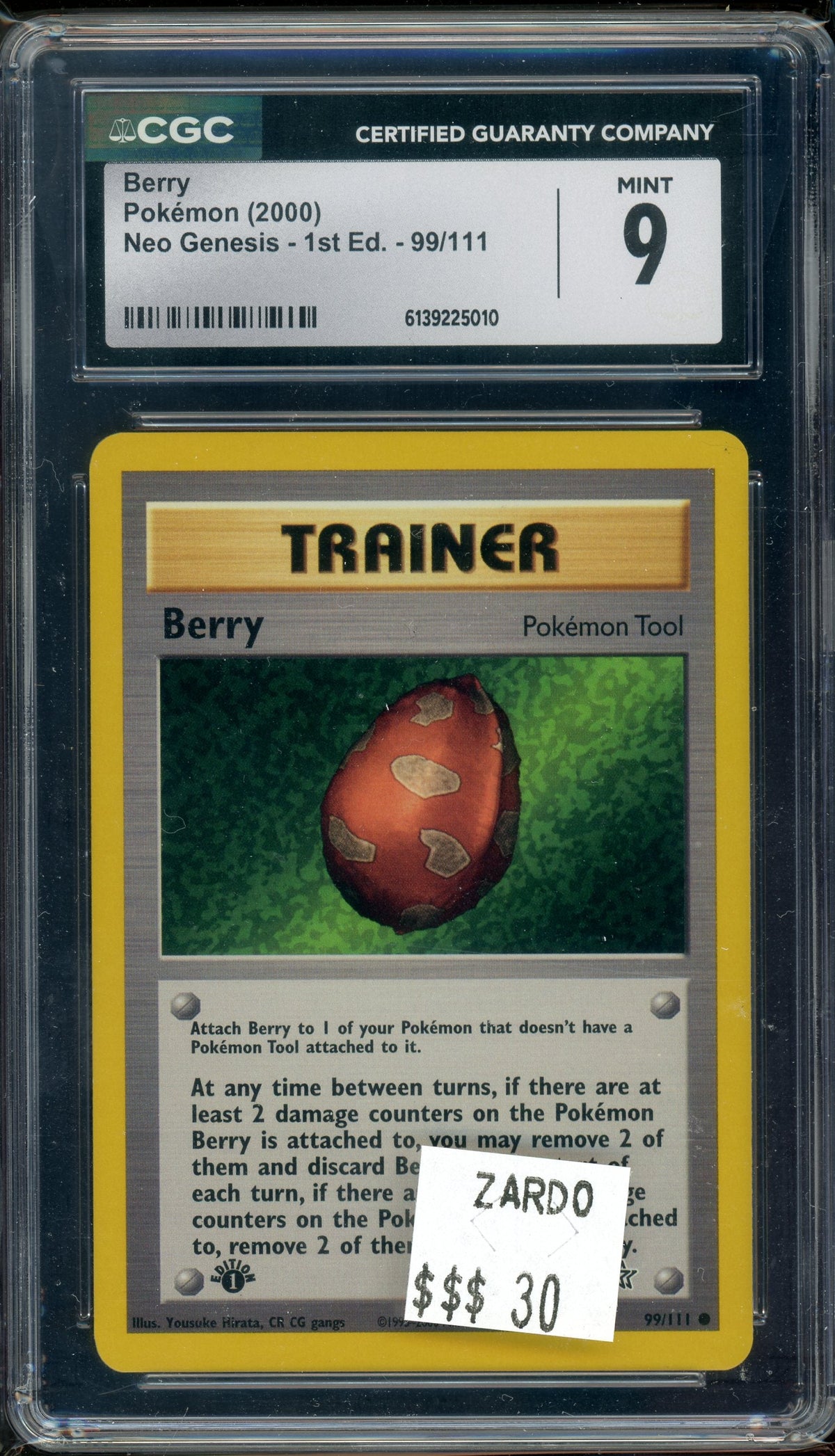 CGC 9 BERRY NEO GENESIS