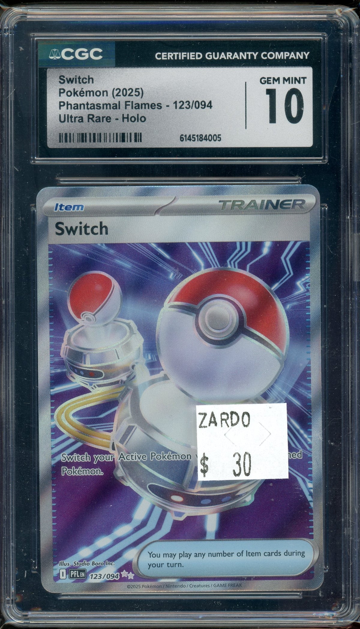 CGC 10 SWITCH PHANTASMAL FLAMES