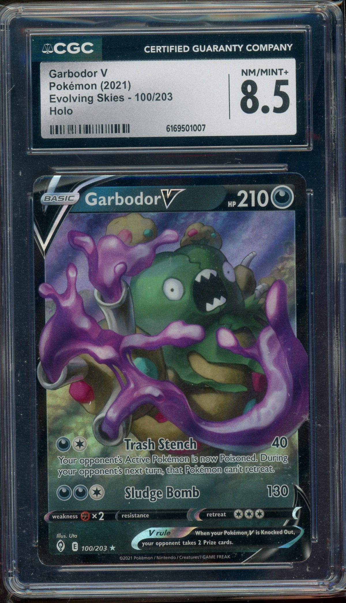 CGC 8.5 GARBODOR V EVOLVING SKIES