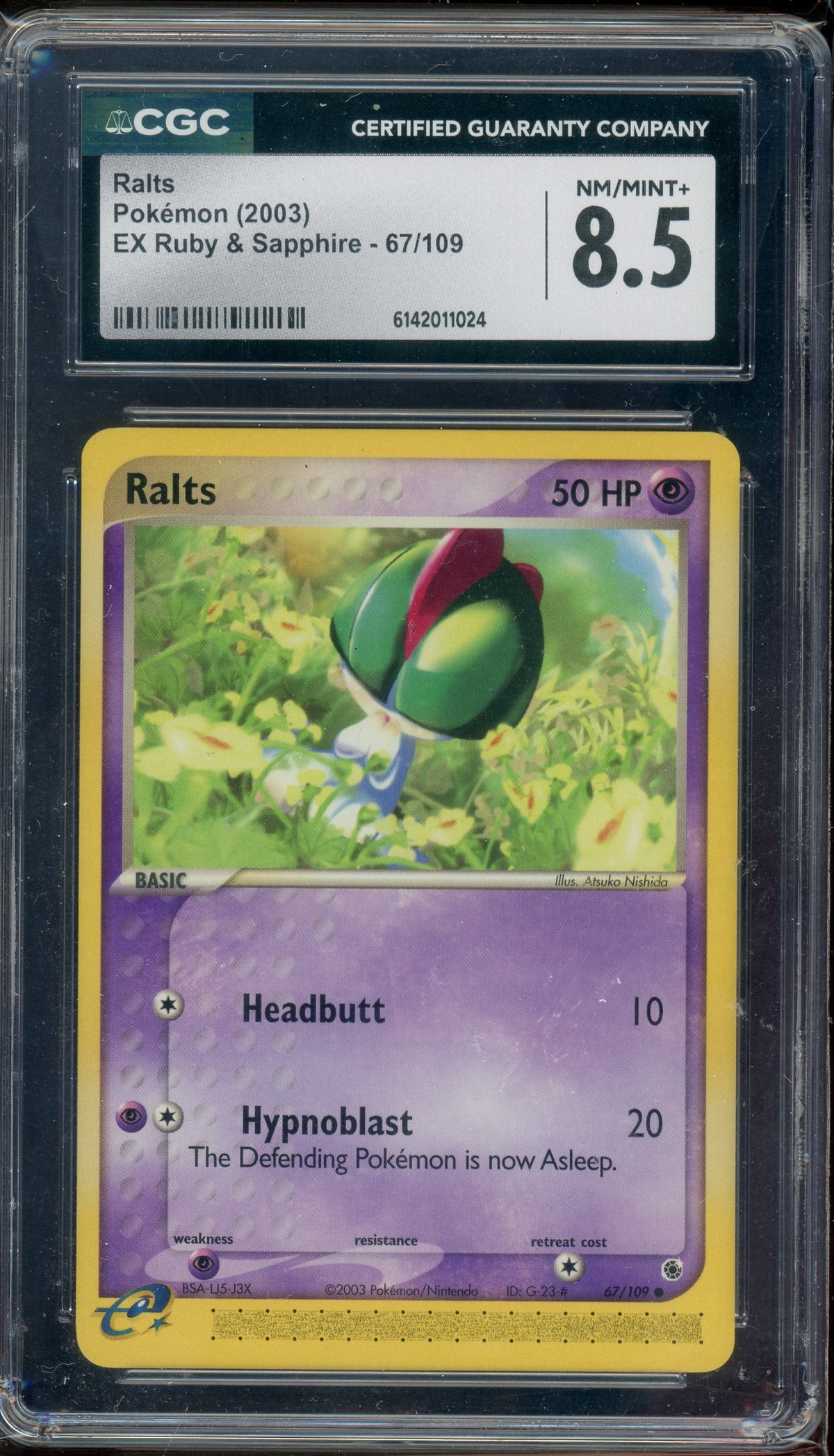 CGC 8.5 RALTS EX RUBY & SHAPPHIRE