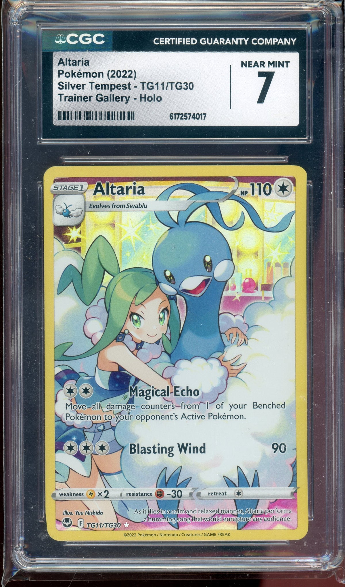 CGC 7 ALTARIA SILVER TEMPEST TG