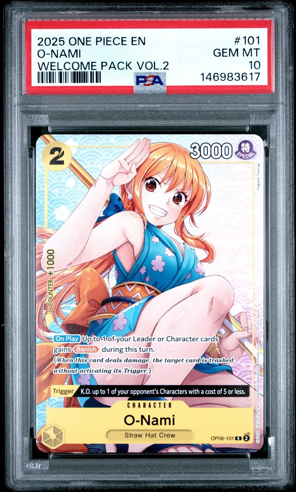 PSA 10 O-NAMI WELCOME PACK VOL.2