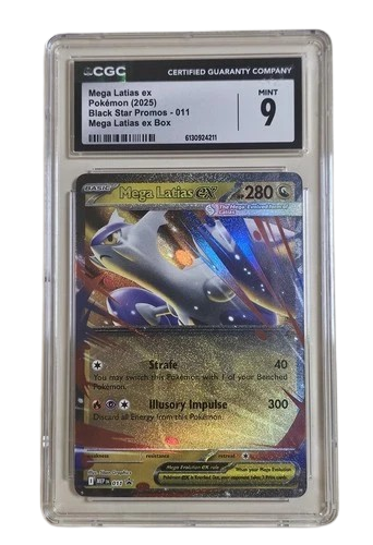 CGC 9 MEGA LATIAS EX BLACK STAR PROMOS