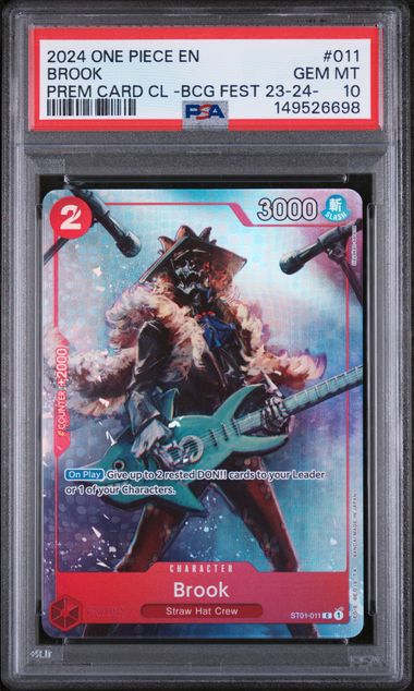 PSA 10 BROOK PREMIUM CARD COLLECTION -BANDAI CARD GAMES FEST 23-24 EDITION