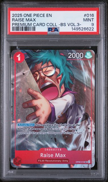 PSA 9 RAISE MAX