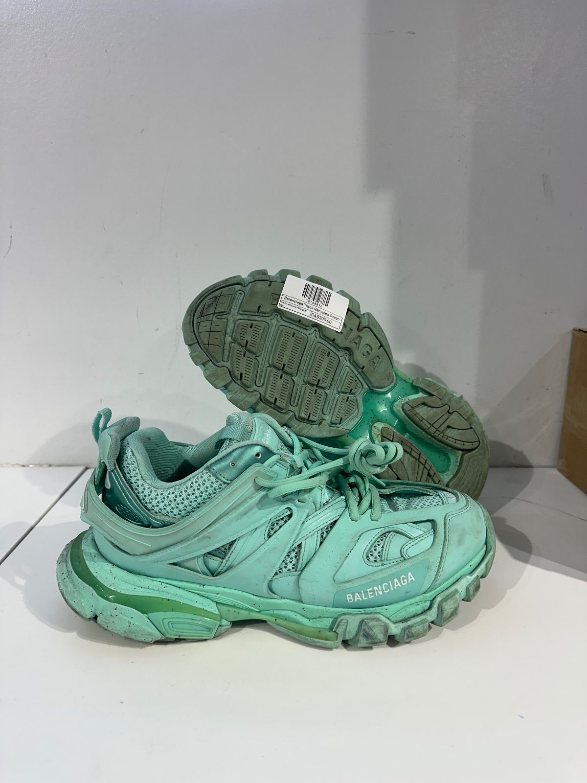 Balenciaga Track Recycled Green - Pre-Owned Size 9 (No original box)