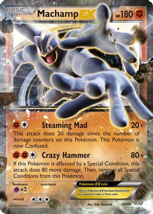 Machamp EX (37/98) - XY  Ancient Origins Holofoil