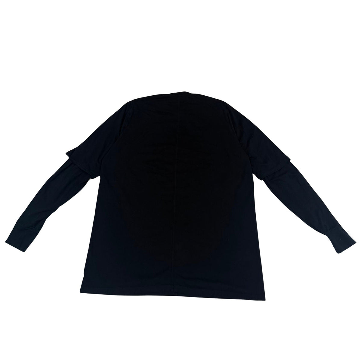 Rick Owens DRKSHDW Hustler Double Layer L/S T-Shirt Black - Lightly Used Size L