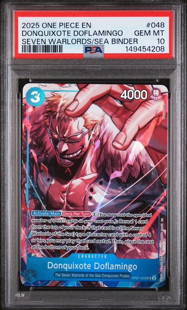 PSA 10 DONQUIXOTE DOFLAMINGO