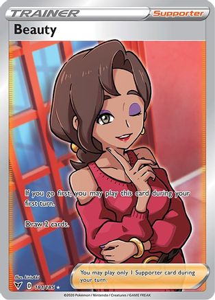 Beauty (Full Art) (181/185) - SWSH04 Vivid Voltage Holofoil