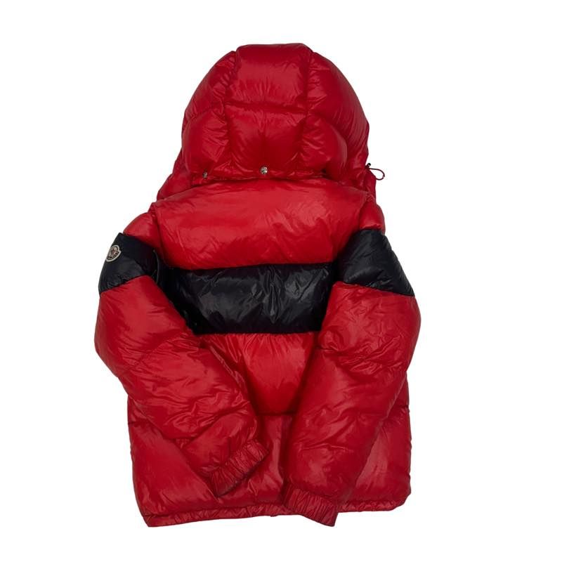 Moncler Gary Giubbotto Down Jacket Red - Pre-Owned Size S