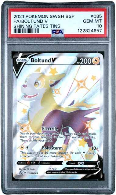 PSA 10 FA/BOLTUND V SHINING FATES TINS