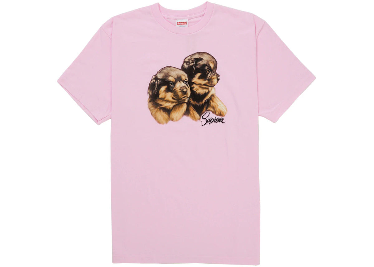 Supreme Puppies Tee Light Pink