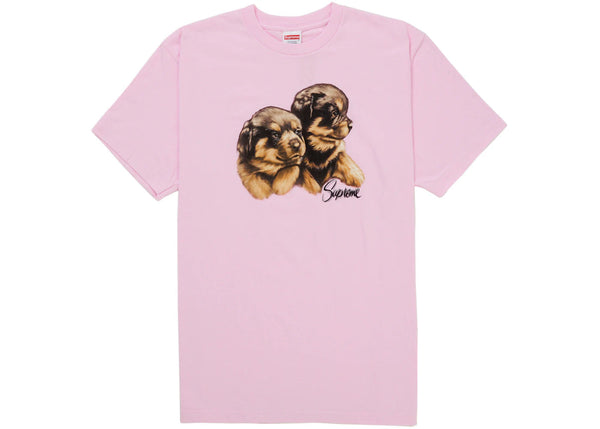 Supreme Puppies Tee Light Pink