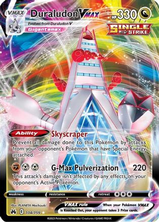Duraludon VMAX (104/159) - Crown Zenith Holofoil