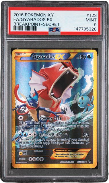 PSA 9 FA/GYARADOS EX BREAKPOINT-SECRET
