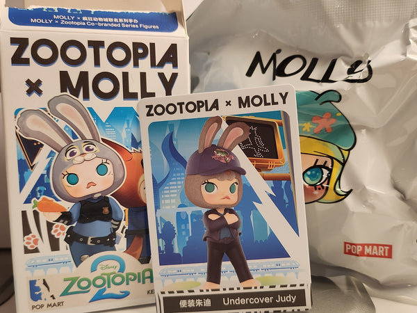 UNDERCOVER JUDY figure - MOLLY X ZOOTOPIA 2 - POP MART