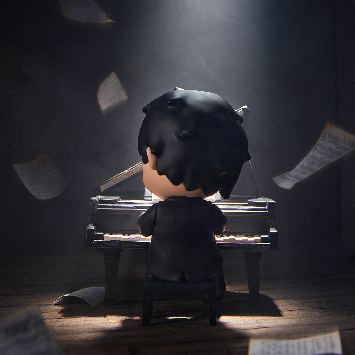 Hirono The Pianist Figure by POP MART