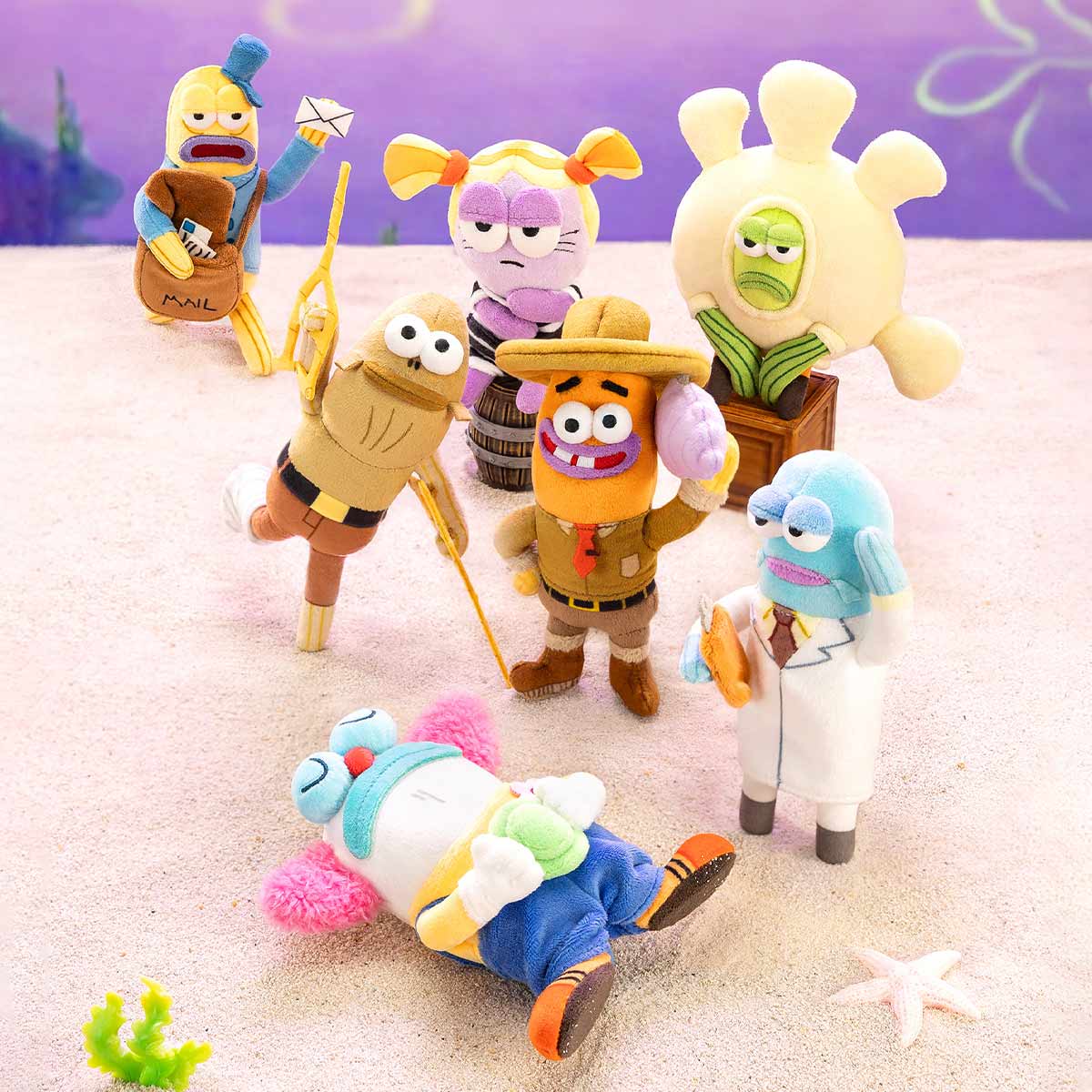 Residents of Bikini Bottom Whimsical Plush Series 2 Blind Box - SpongeBob SquarePants - POPMART