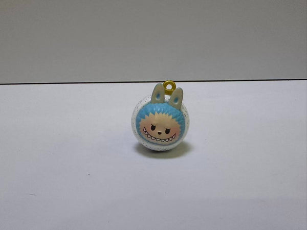 Labubu Blue Ornament Bean (China Christmas pop up limited) POP BEAN by POP MART