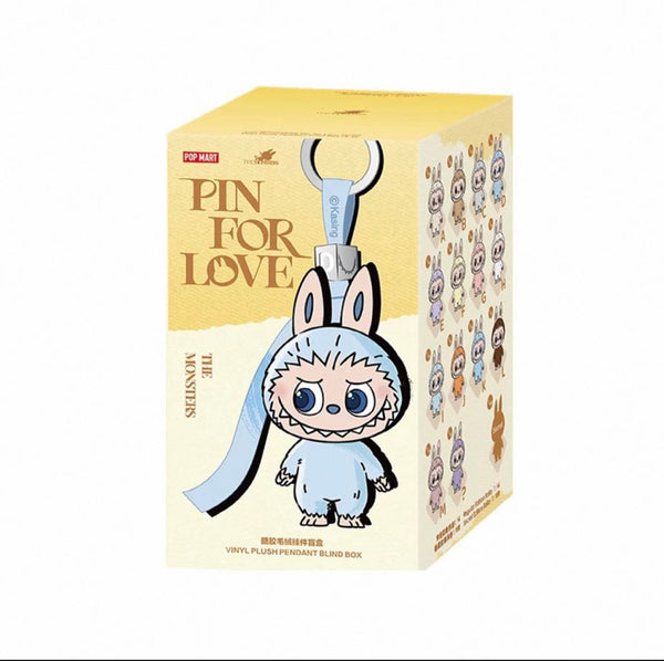 Labubu Pin for Love Vinyl Plush Pendant Blind Box - THE MONSTERS Series - POPMART