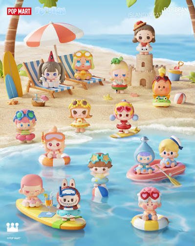 Pop Beans Island Vacation Series Blind Box by POP MART
