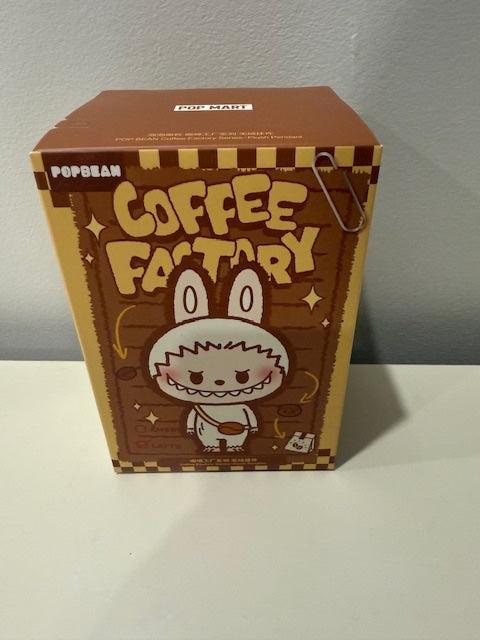 LABUBU Coffee Bean Grinder - POP BEAN Coffee Factory Series Plush Pendant by Pop Mart