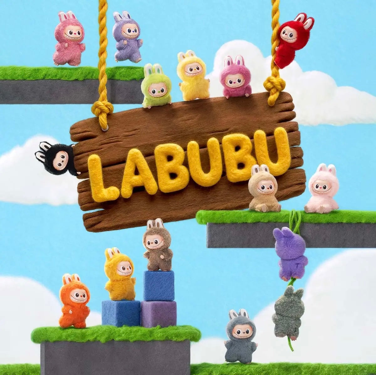 Labubu Pin for Love Vinyl Plush Blind Box (N-Z) THE MONSTERS by POP MART