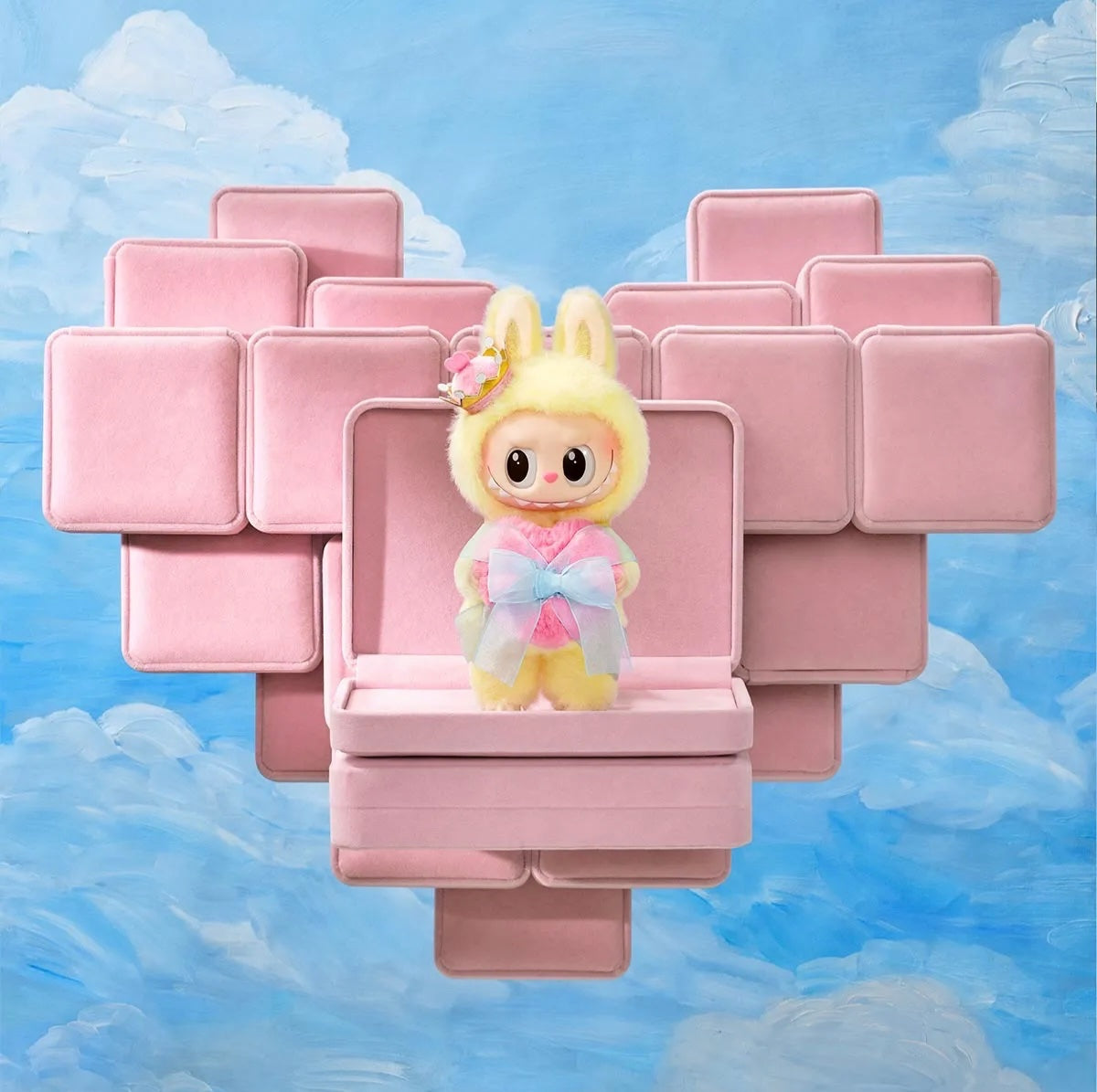 THE MONSTERS Labubu Let's Checkmate Series-Vinyl Plush Hanging Card