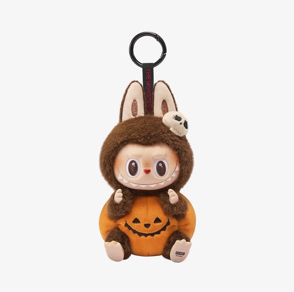 Labubu the Monsters Happy Halloween Party Series - Sitting Pumpkin Vinyl Plush Pendant by POP MART