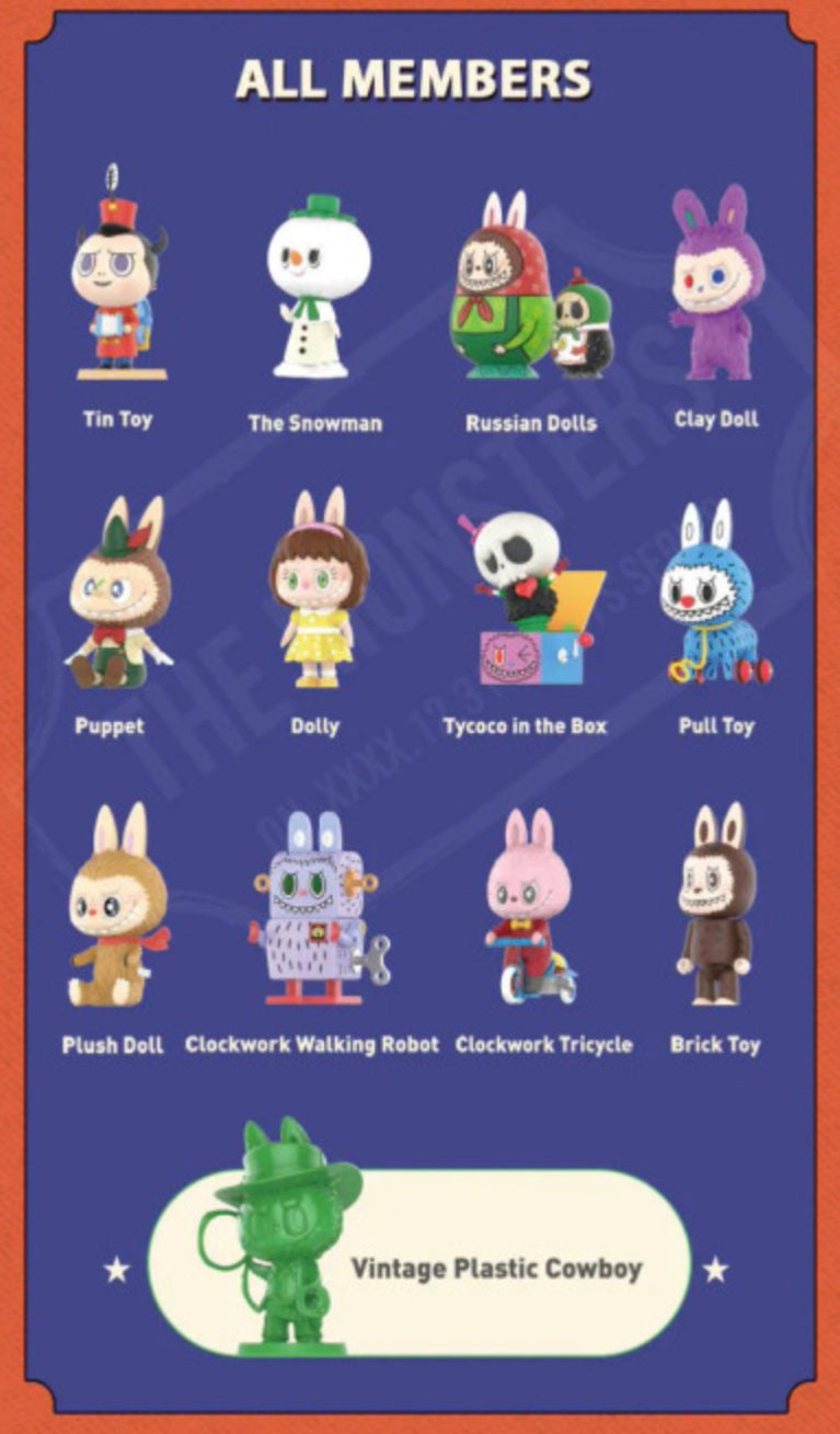 The Monsters Labubu Toys Series Blind Box by POP MART x How2work x Kasing Lung