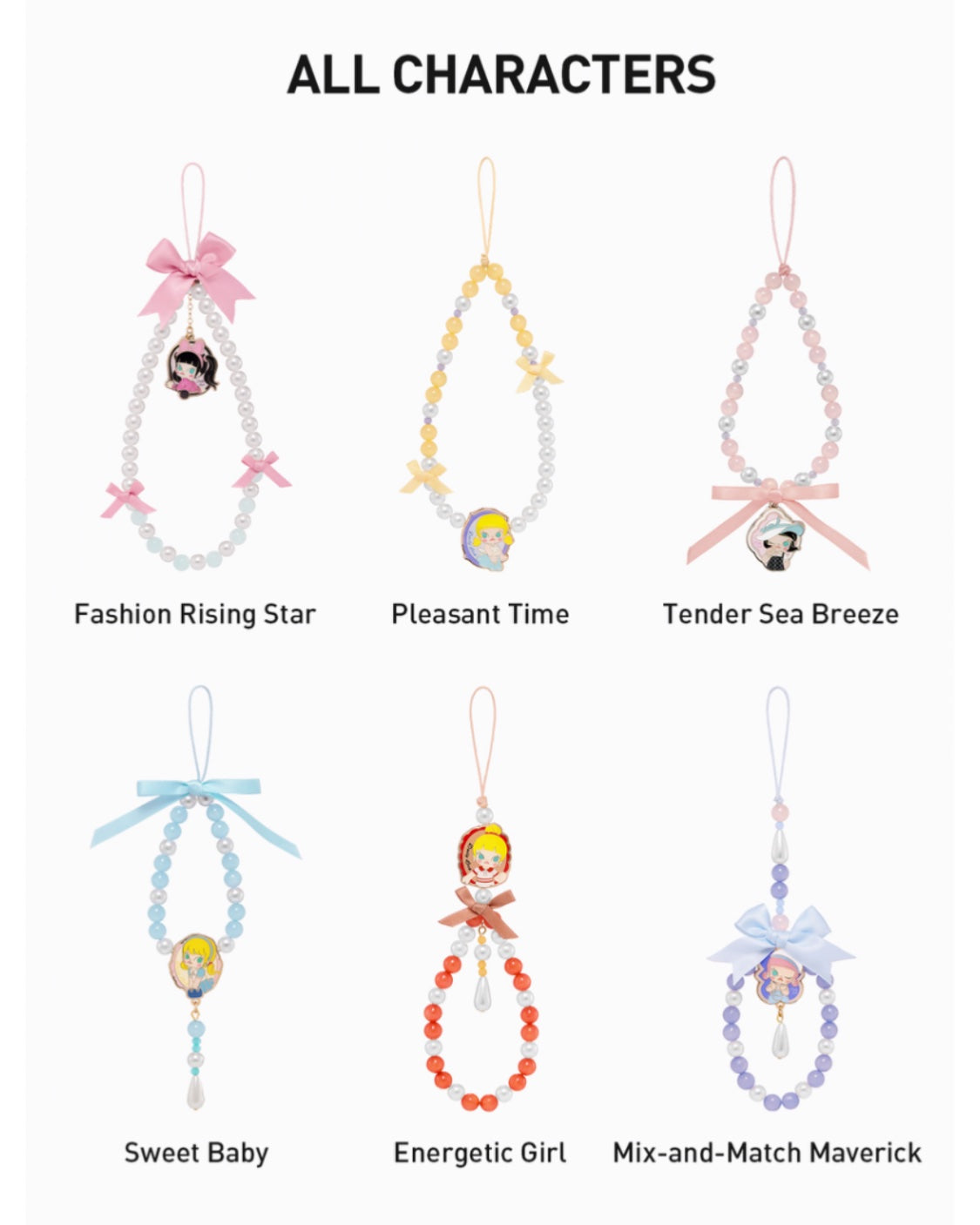 Molly Daily Look series - Phone Charm blind box - Pop Mart