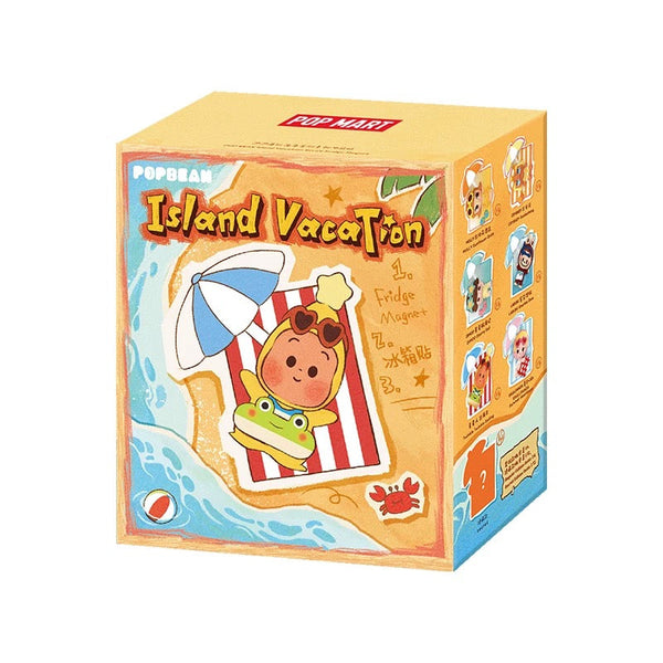 POP BEAN Island Vacation Series Refrigerator Magnet Blind Box By POP MART
