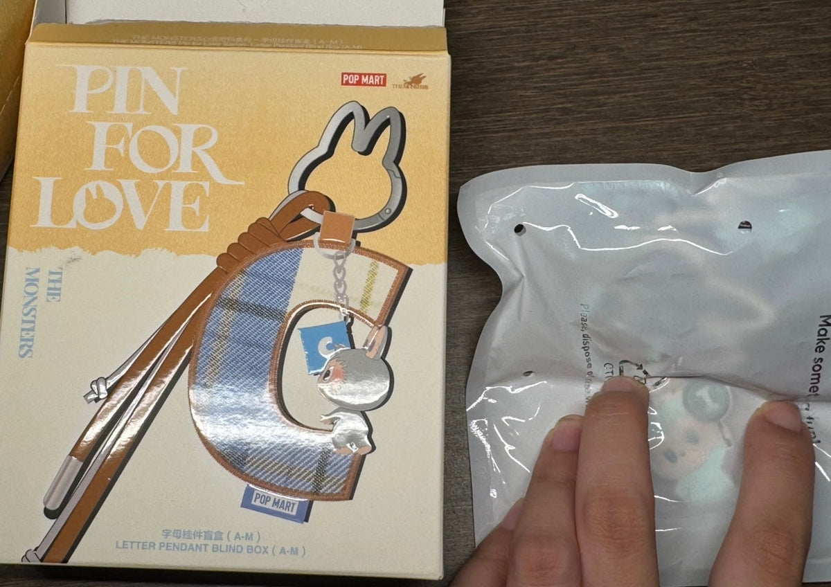 I - THE MONSTERS Pin for Love Series- Letter Pendant