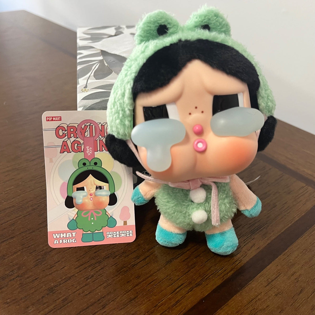 What a Frog - Crybaby Crying Again Series Plush Vinyl Pendant by Pop Mart
