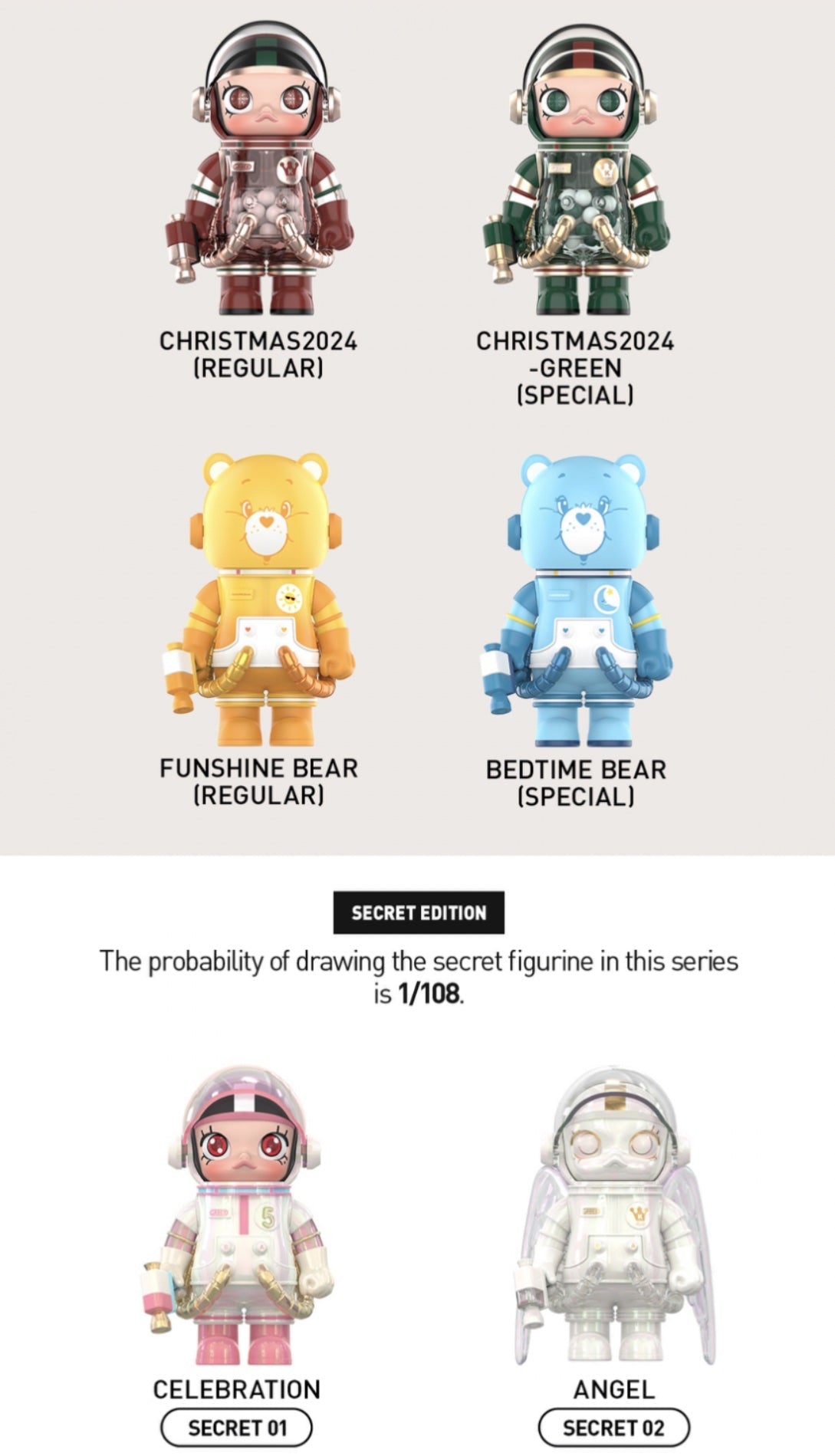 Popmart Mega Space Molly 100% Series 4 Blind Box