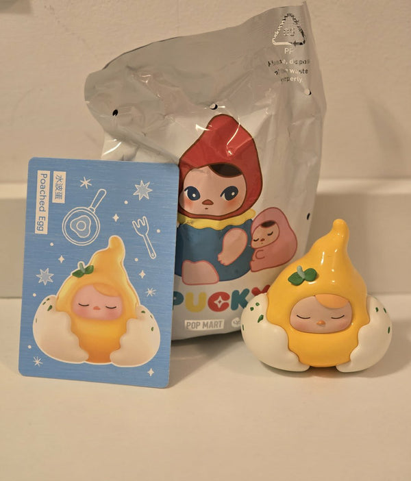 Poached Egg - Pucky Egg Beanie Series by POP MART