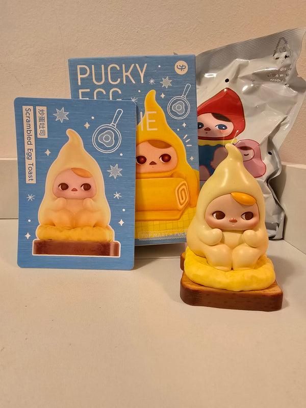Scrambled Egg Toast - Pucky Egg Beanie Series by POP MART