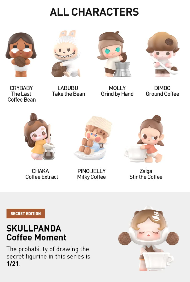 POP BEAN Coffee Factory Series Single Blind Bag by POP MART