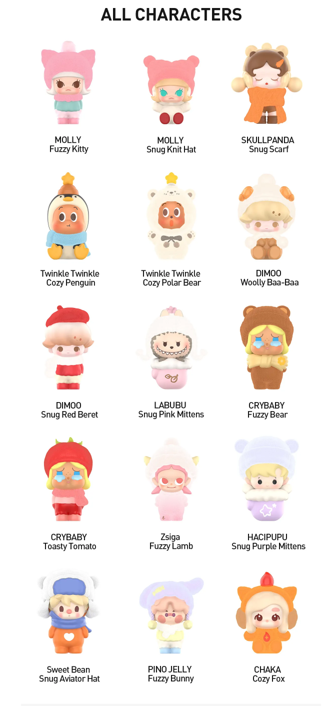 POP BEAN Fluffy & Cozy Blind Bag by POP MART