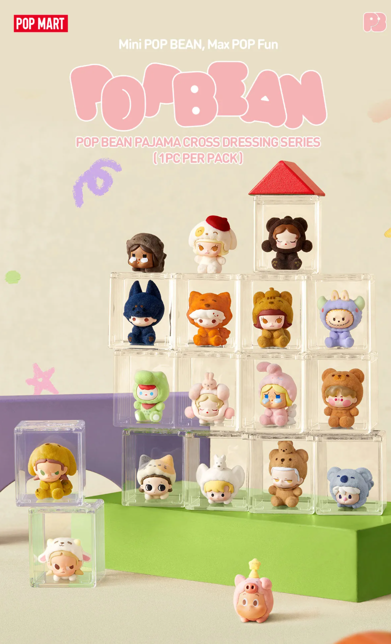 POP BEAN Pajama Cross Dressing Series Blind Box by POP MART