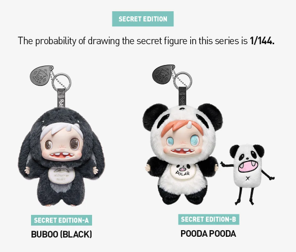 POLAR-Monster Baby Plush Pendant Ver.1 Blind Box by POP MART