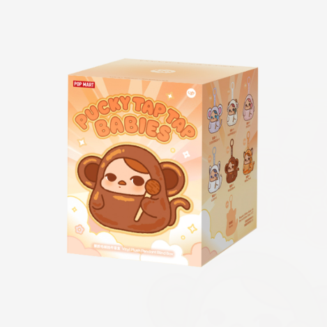 Pucky Tap Tap Babies Series-Vinyl Plush Pendant Blind Box by POP MART