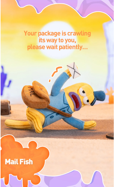 Residents of Bikini Bottom-Whimsical Blind Box Series 2 Plush by POP MART