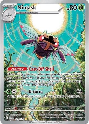 Ninjask (137/132) - ME01 Mega Evolution Holofoil