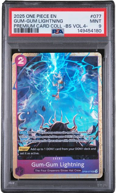 PSA 9 GUM-GUM LIGHTNING BEST SELECTION VOL.4