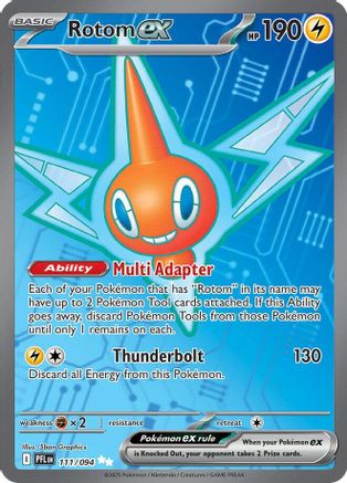 Rotom ex (111/094) - ME02 Phantasmal Flames Holofoil