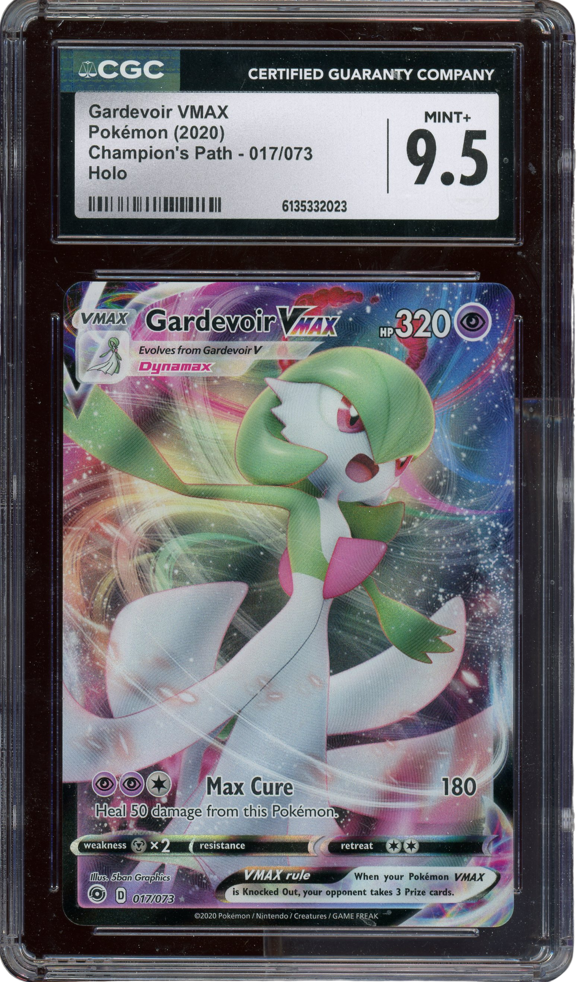 CGC 9.5 GARDEVOIR VMAX CHAMPION'S PATH