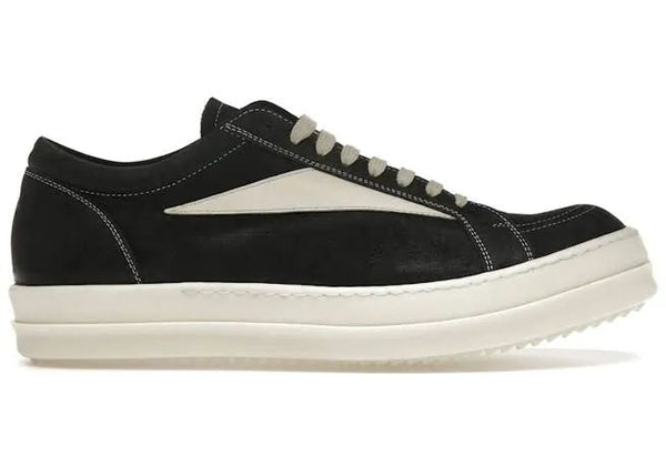 Rick Owens Luxor Vintage Sneaks Black Milk - Pre-Owned Size 8M