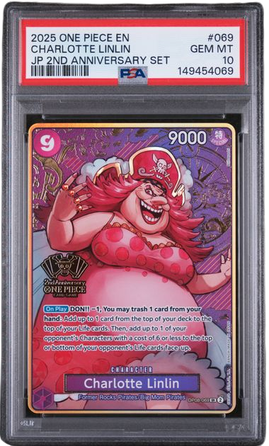 PSA 10 CHARLOTTE LINLIN JP 2ND ANNIVERSARY SET